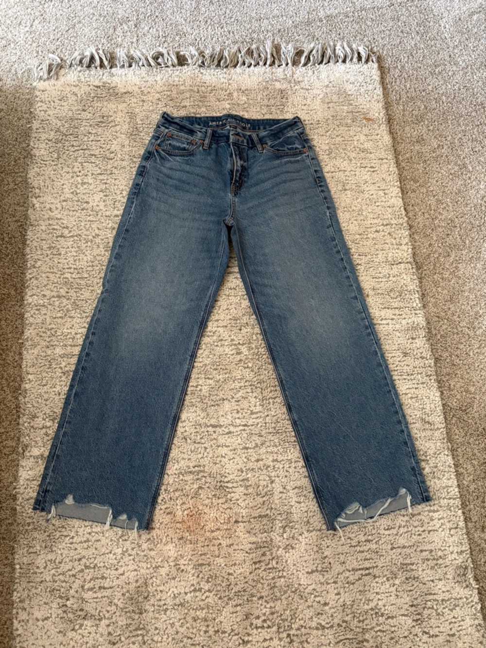 American Eagle Strigid curvy high waisted jean